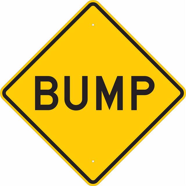 113293 30X30 BUMP SIGN HIP