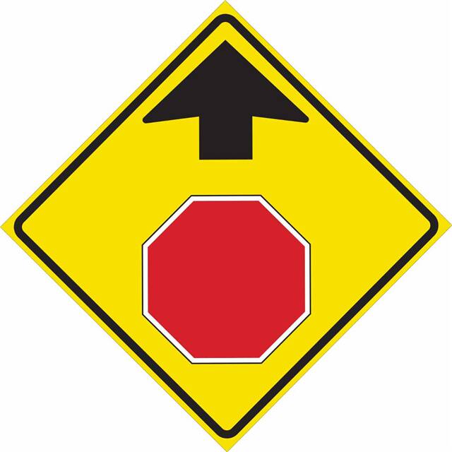 115588 TRFC SIGN STOP PICT REFL 30X30 H