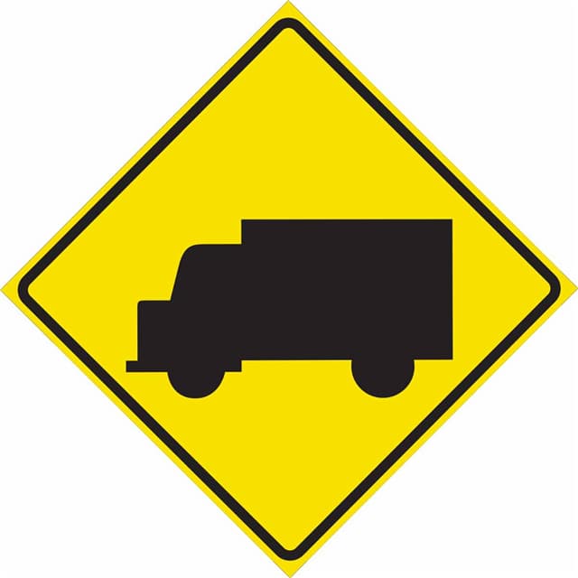 115599 TRFC SIGN TRUCK PICT REFL HIP