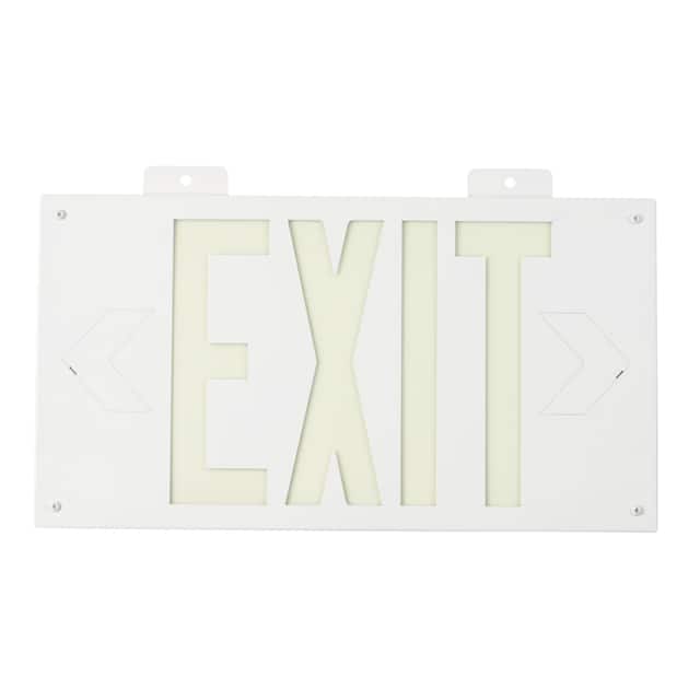 80753B WALL MOUNTED EXIT SIGN WHITE