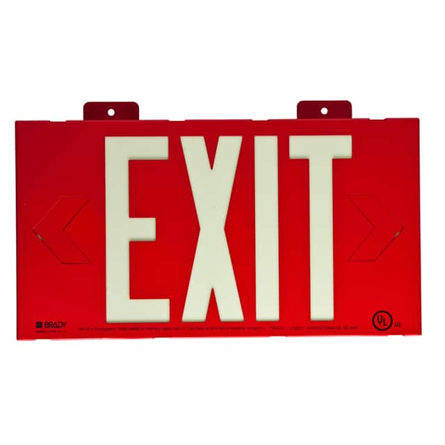90885B WALL MOUNTED EXIT SIGN RED