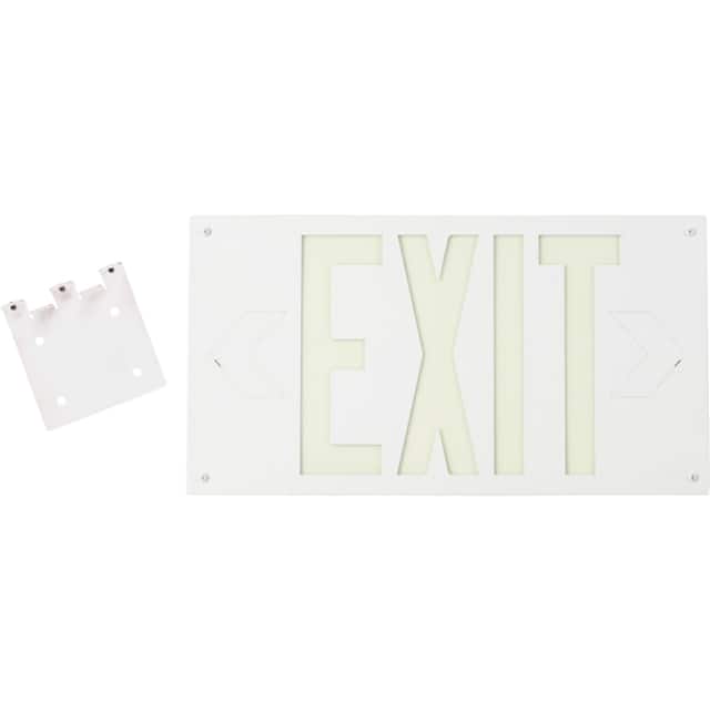 80754B SINGLE-SIDED SIGN W/BRACKET WHIT