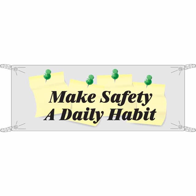 106322 BANNER 4'X10' 3 COLORS MAKE SAFE