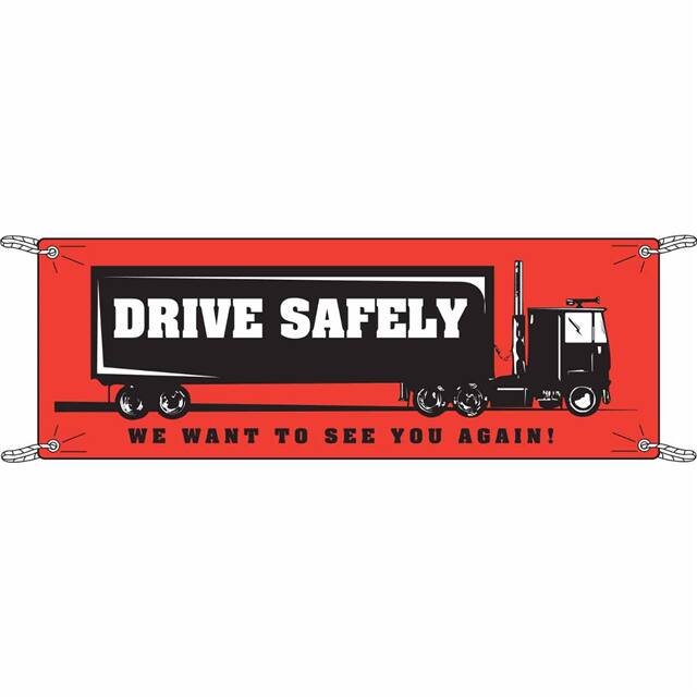 106317 BANNER 4'X10' DRIVE SAFELY