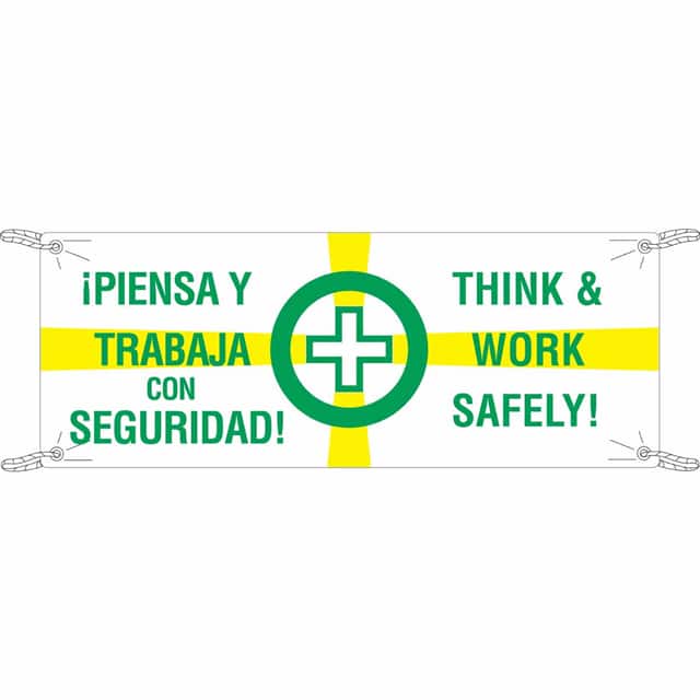 106306 BANNER 4'X10' GR/YL/WH BILING-TH