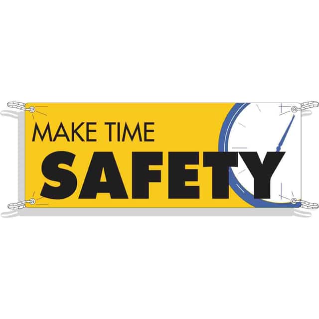 50906 GRAPHIC SAFETY BANNER 4'X10'