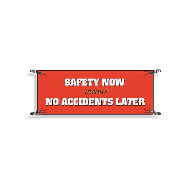 50909 GRAPHIC SAFETY BANNER 4'X10'