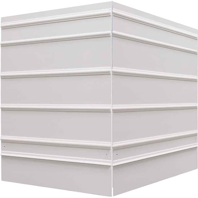 140740 PLASTIC 3-SIDE FREE STAND 36" H