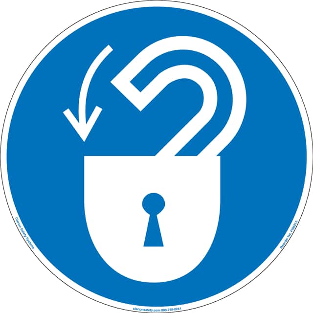 FIS6013-MVFA6 ISO SYMBOL   14" DIA SIGN