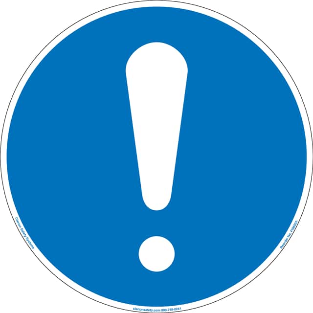 FIS6055-MVE9H ISO SYMBOL   8" DIA SIGN