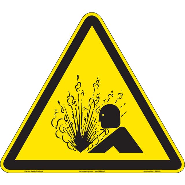 FIS4005-MVFAB ISO SYMBOL  9.20" X 8.00" SIGN