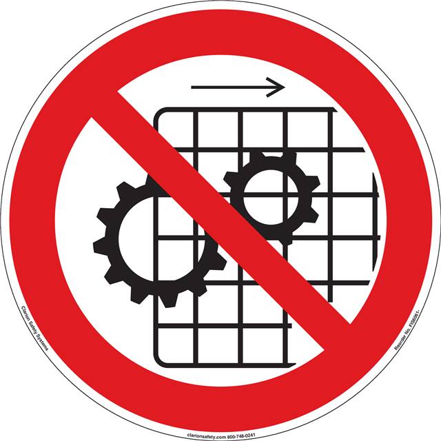 FIS6061-BJFA6 ISO SYMBOL 16.00" X 16.00" SIGN