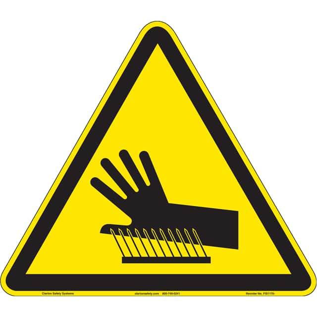 FIS1176-MVFAB ISO SYMBOL  9.20" X 8.00" SIGN