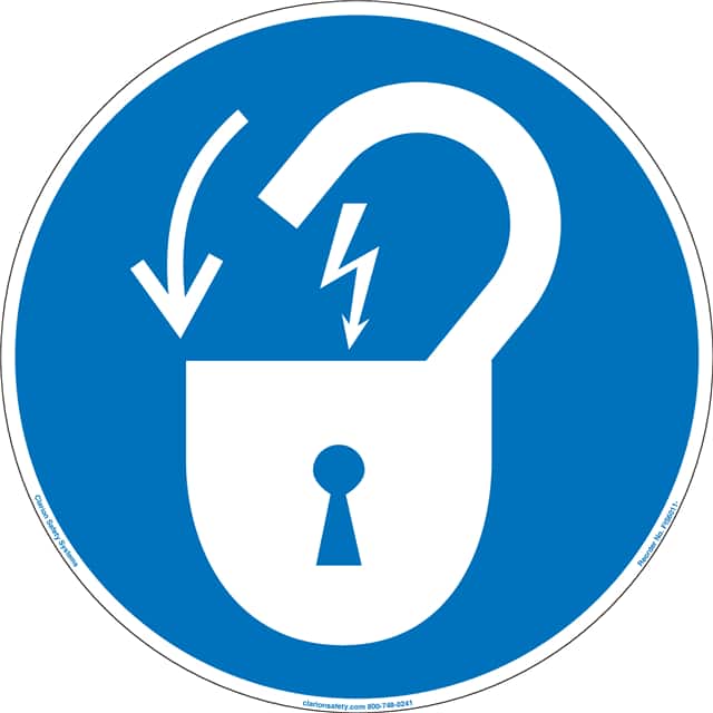 FIS6011-MVFA6 ISO SYMBOL   14" DIA SIGN