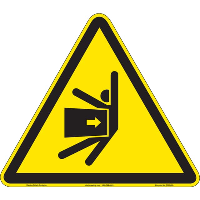 FIS5126-MVFAB ISO SYMBOL  9.20" X 8.00" SIGN