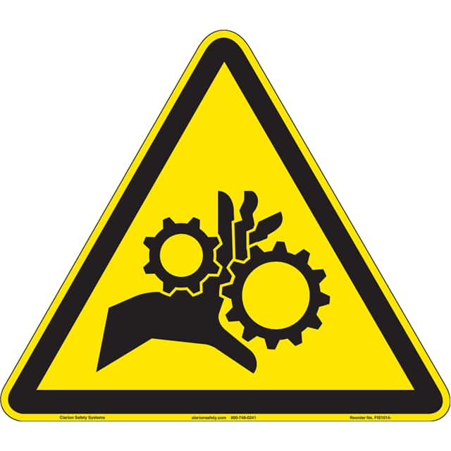FIS1014-MVFA9 ISO SYMBOL  16.10" X 14.00" SIGN