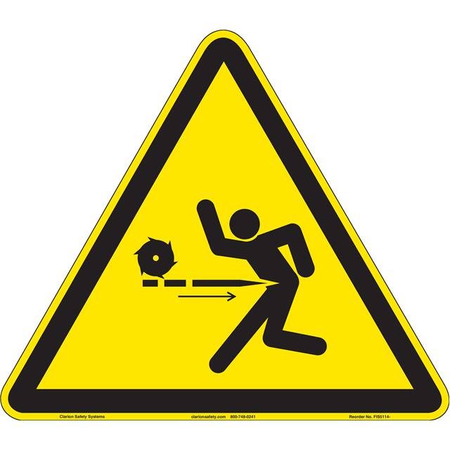 FIS5114-MVFAB ISO SYMBOL  9.20" X 8.00" SIGN