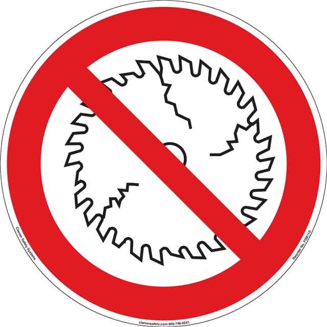 FIS6110-MVE9H ISO SYMBOL   8" DIA SIGN
