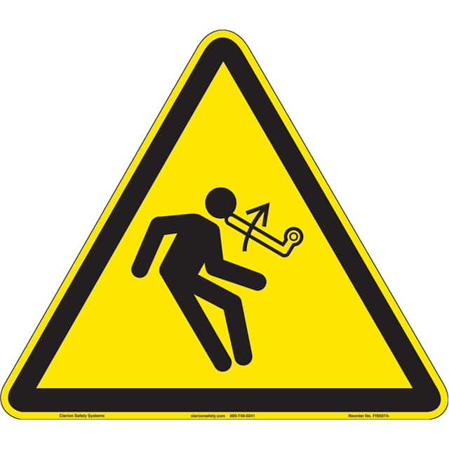 FIS5074-MVFAB ISO SYMBOL  9.20" X 8.00" SIGN