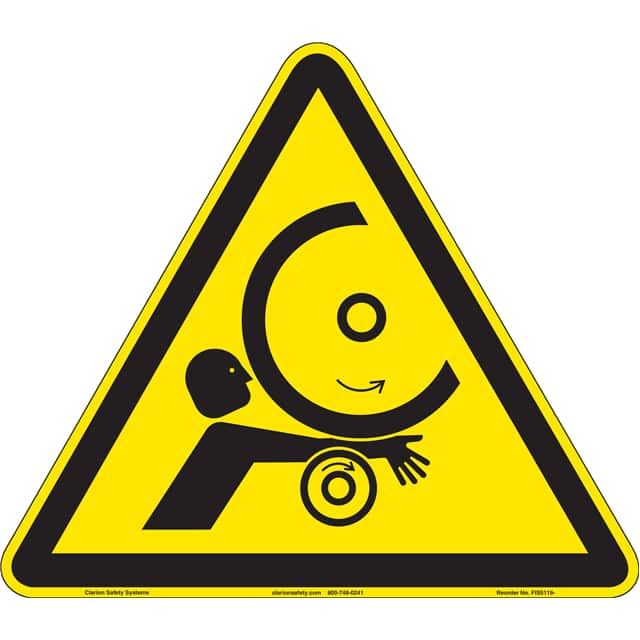 FIS5119-MVFAB ISO SYMBOL  9.20" X 8.00" SIGN