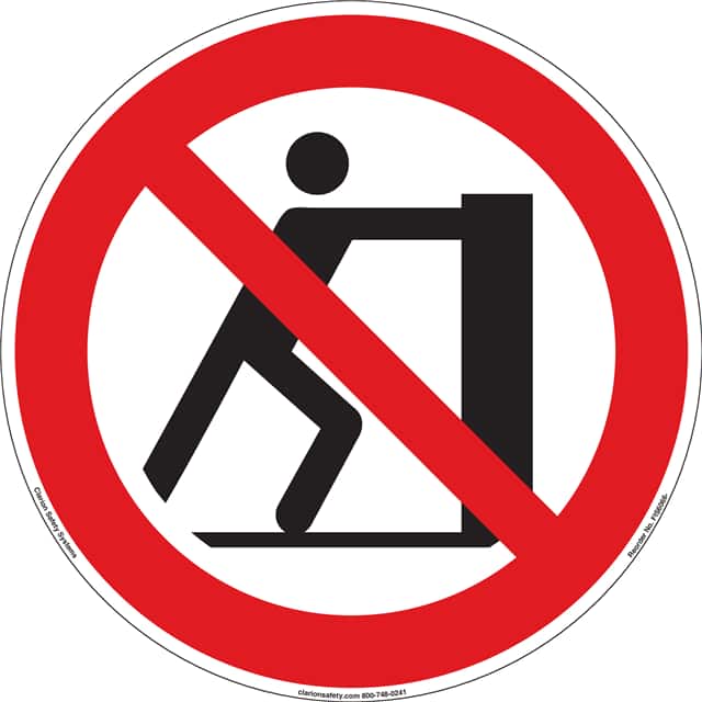 FIS6066-MVE9H ISO SYMBOL   8" DIA SIGN