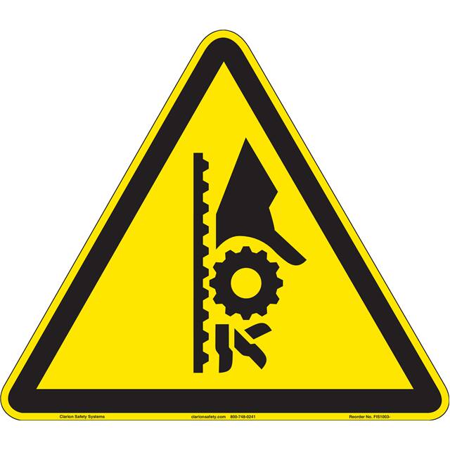 FIS1003-MVFAB ISO SYMBOL  9.20" X 8.00" SIGN