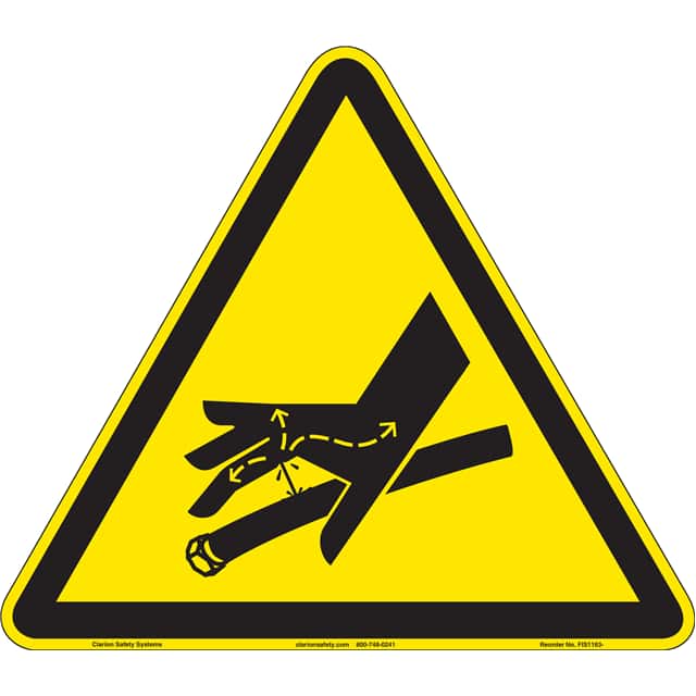 FIS1163-MVFAB ISO SYMBOL  9.20" X 8.00" SIGN