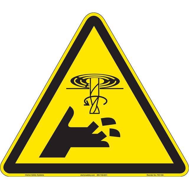 FIS1182-MVFAB ISO SYMBOL  9.20" X 8.00" SIGN