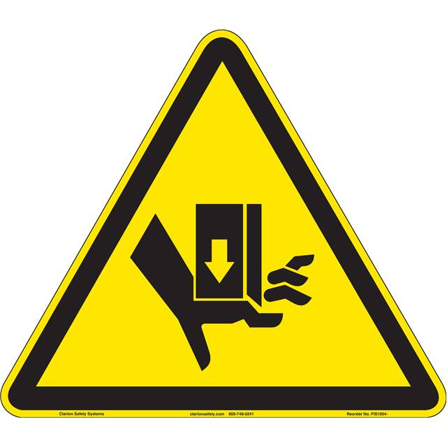 FIS1004-MVFA9 ISO SYMBOL  16.10" X 14.00" SIGN