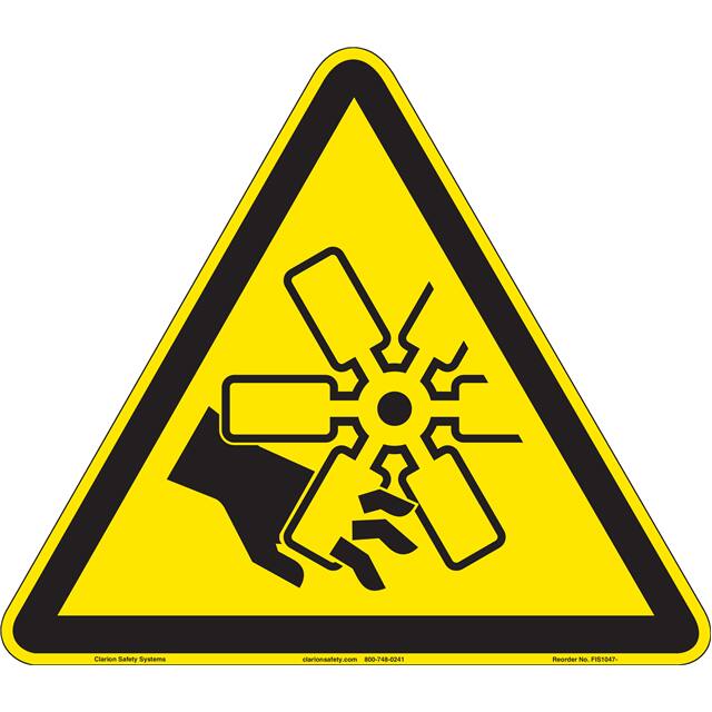 FIS1047-MVFAB ISO SYMBOL  9.20" X 8.00" SIGN