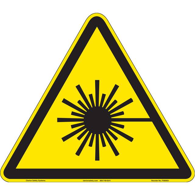 FIS6003-MVFAB ISO SYMBOL  9.20" X 8.00" SIGN