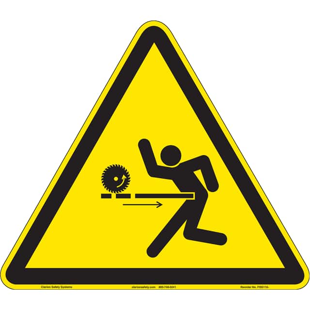 FIS5116-MVFAB ISO SYMBOL  9.20" X 8.00" SIGN