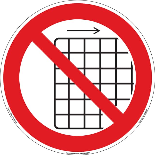 FIS6060-MVFA6 ISO SYMBOL   14" DIA SIGN