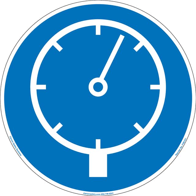 FIS6101-MVE9H ISO SYMBOL   8" DIA SIGN