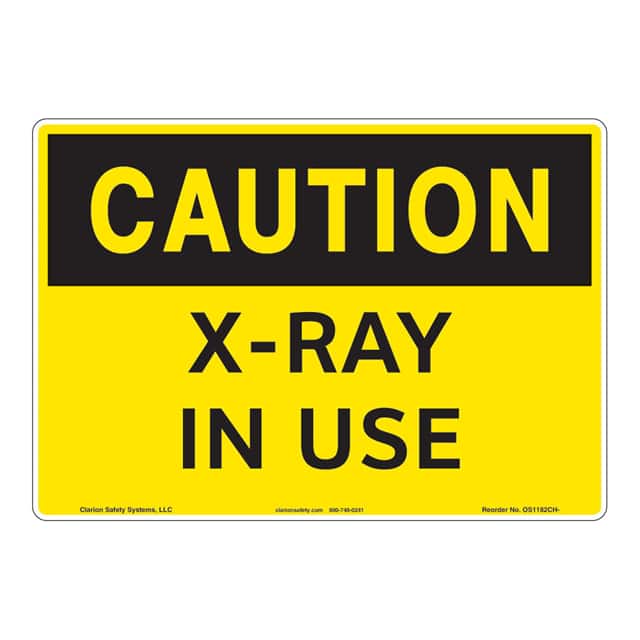 OS1182CH-Z1SW1 CAUTION FLEXIBLE SIGN 7" X 10"