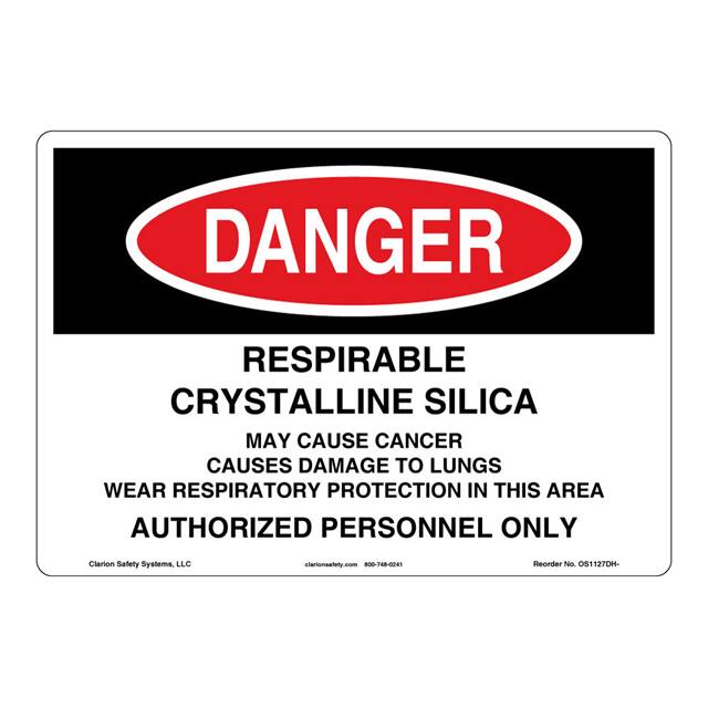 OS1127DH-S2SW3 DANGER PLASTIC SIGN 12" X 18"