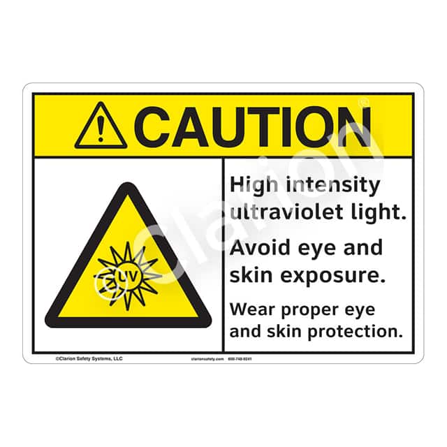 F1245-ZASW1 CAUTION FLEXIBLE SIGN 7" X 10"