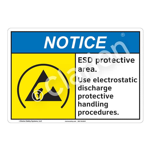 F1270-S4SW1 NOTICE ALUMINIUM SIGN 7" X 10"