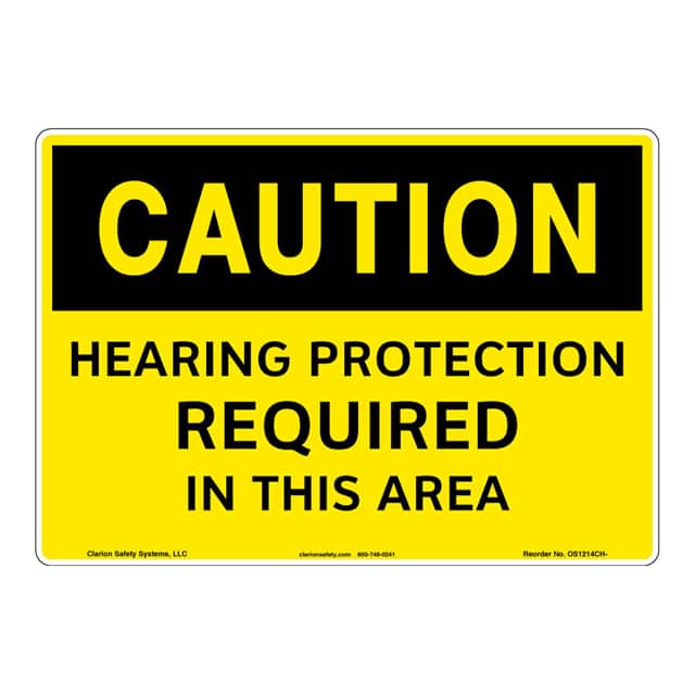OS1214CH-ZASW3 CAUTION FLEXIBLE SIGN 12" X 18"