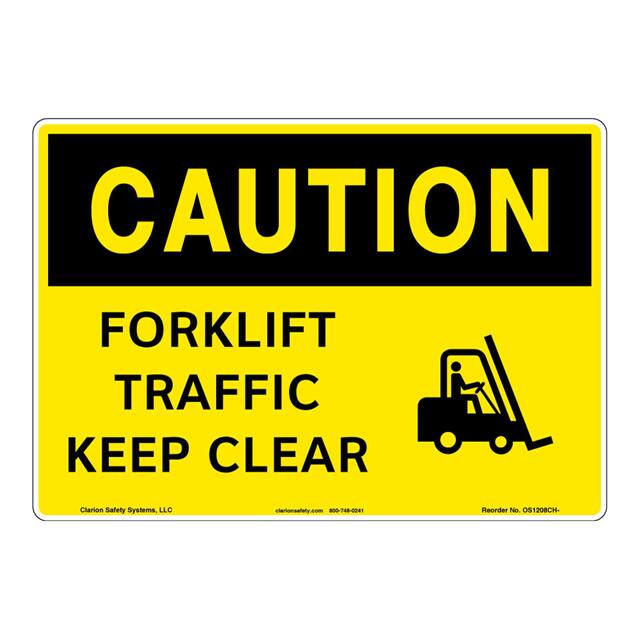 OS1208CH-ZASW1 CAUTION FLEXIBLE SIGN 7" X 10"