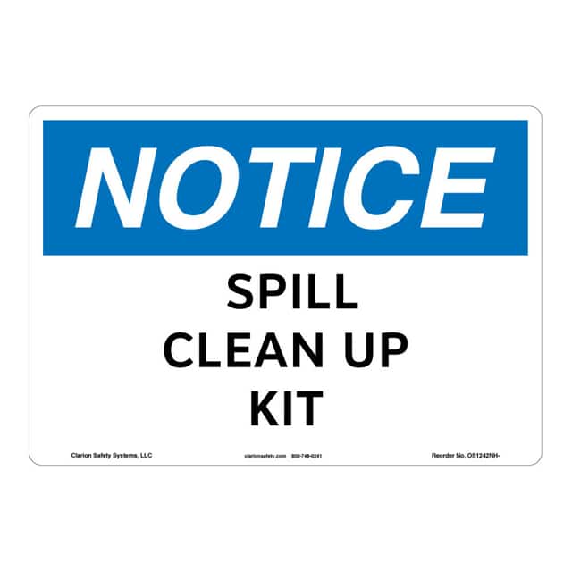 OS1242NH-ZASW1 NOTICE FLEXIBLE SIGN 7" X 10"