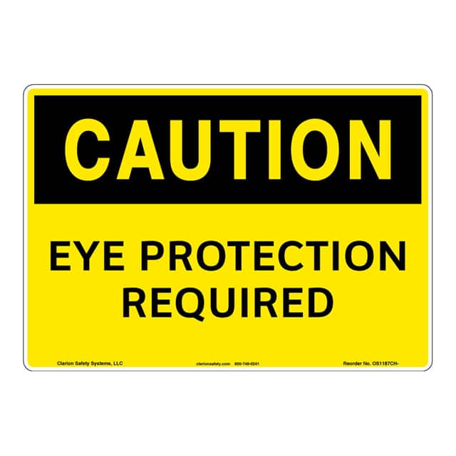 OS1187CH-Z1SW1 CAUTION FLEXIBLE SIGN 7" X 10"