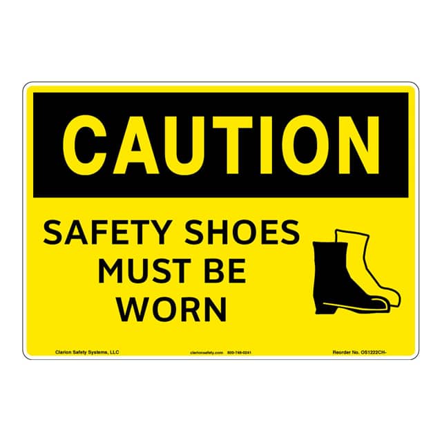 OS1222CH-ZASW1 CAUTION FLEXIBLE SIGN 7" X 10"