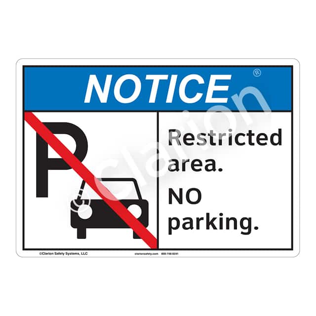 F1123-Z1SW1 NOTICE FLEXIBLE SIGN 7" X 10"