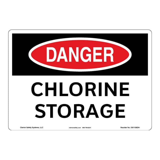 OS1126DH-ZASW1 DANGER FLEXIBLE SIGN 7" X 10"