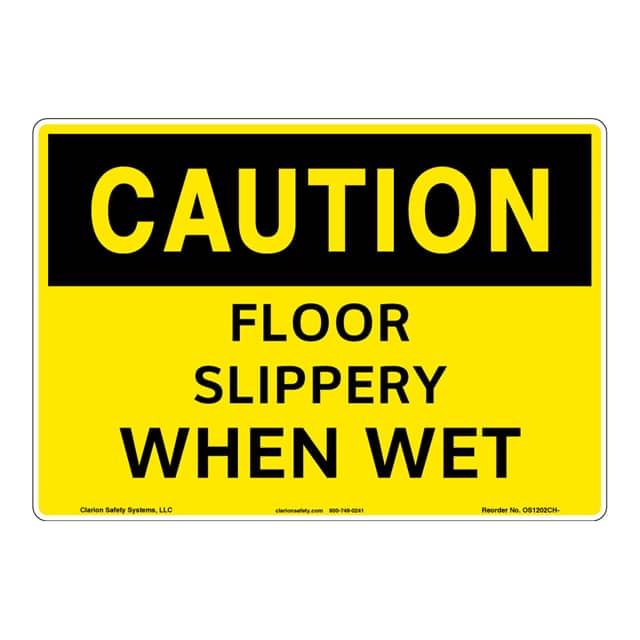 OS1202CH-ZASW1 CAUTION FLEXIBLE SIGN 7" X 10"