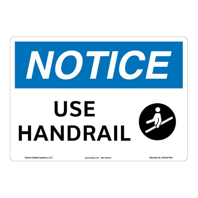 OS1241NH-ZASW3 NOTICE FLEXIBLE SIGN 12" X 18"
