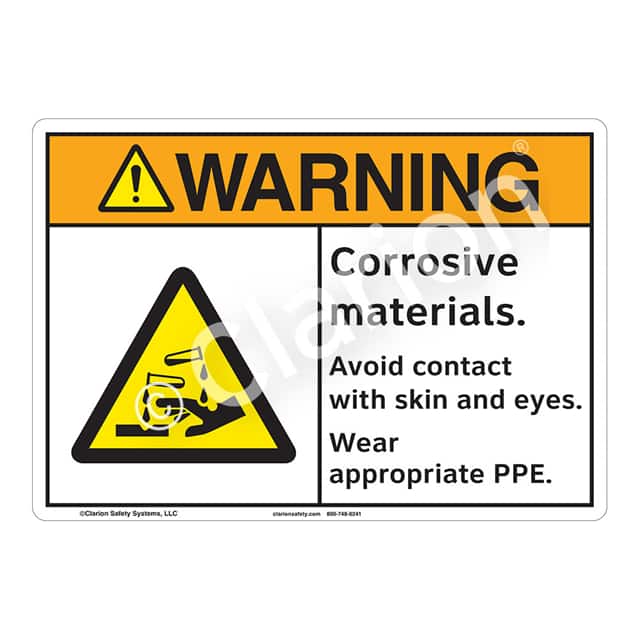 F1243-ZASW3 WARNING FLEXIBLE SIGN 12" X 18"