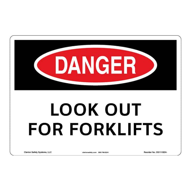 OS1115DH-S4SW2 DANGER ALUMINIUM SIGN 10" X 14"