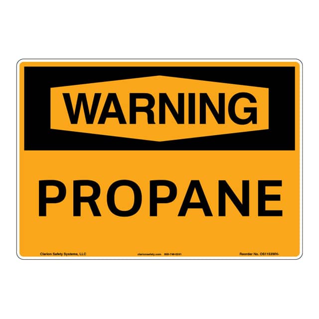 OS1153WH-Z1SW1 WARNING FLEXIBLE SIGN 7" X 10"
